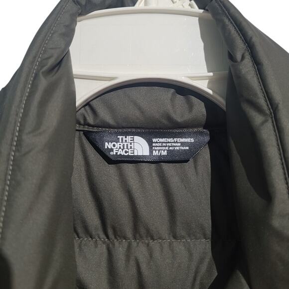 The North Face Alpz 550 Fill Down Vest Medium Olive Green EUC NF0A3CR7 - Picture 3 of 6